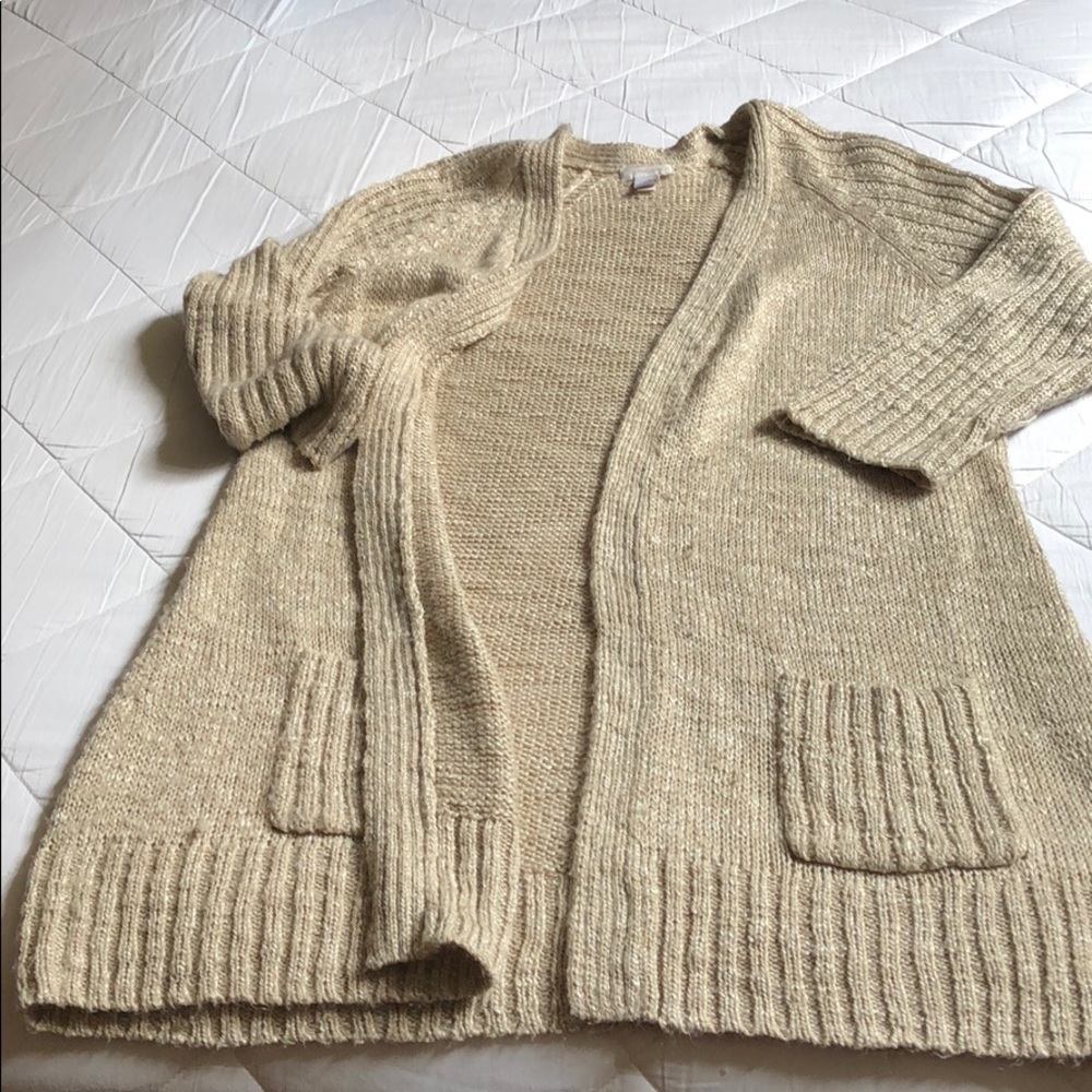 Cowl neck top and cardigan